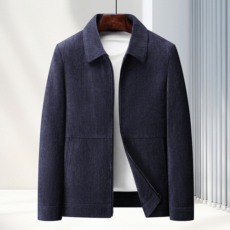 Men's Lapel Casual Middle-aged coat