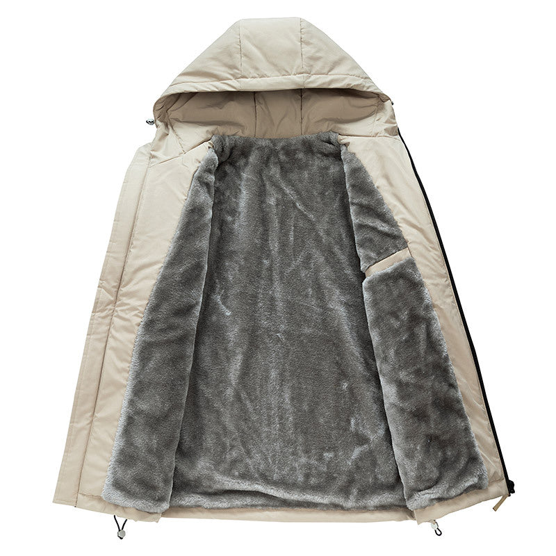 Warm Velvet Padded Thickened Plus Size Cotton jacket