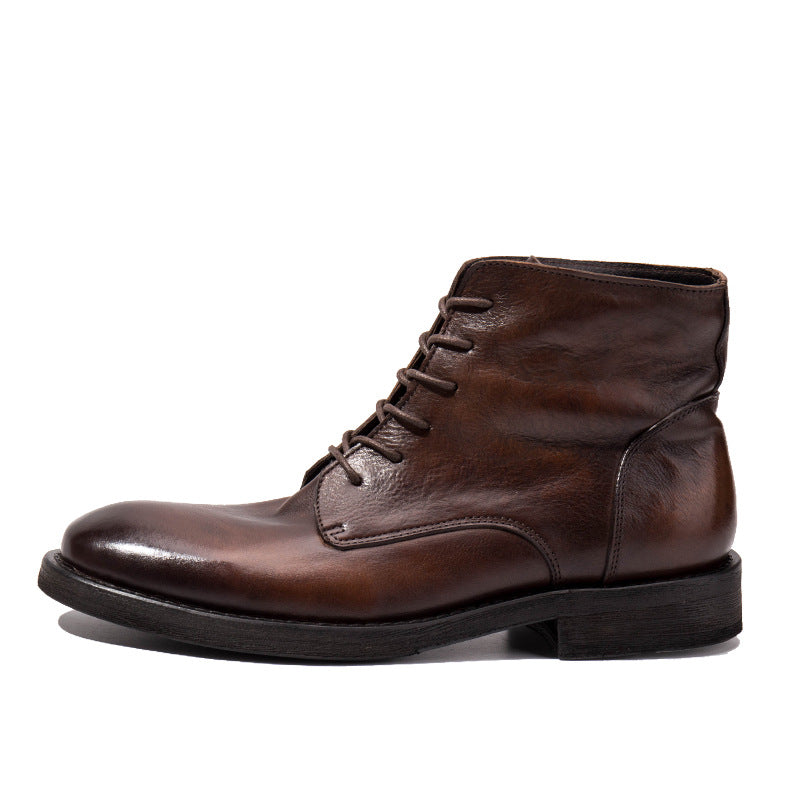 Workwear Boots All-match First Layer Cowhide Retro boots