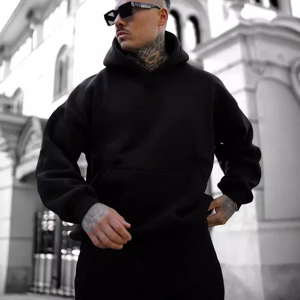 Fall Winter English Letter Print Hoodie