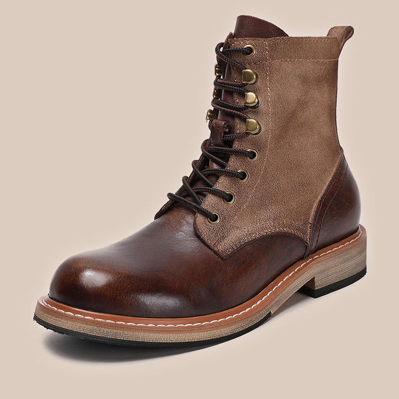 Spring And Autumn Retro Antique Thickened Martin Boots