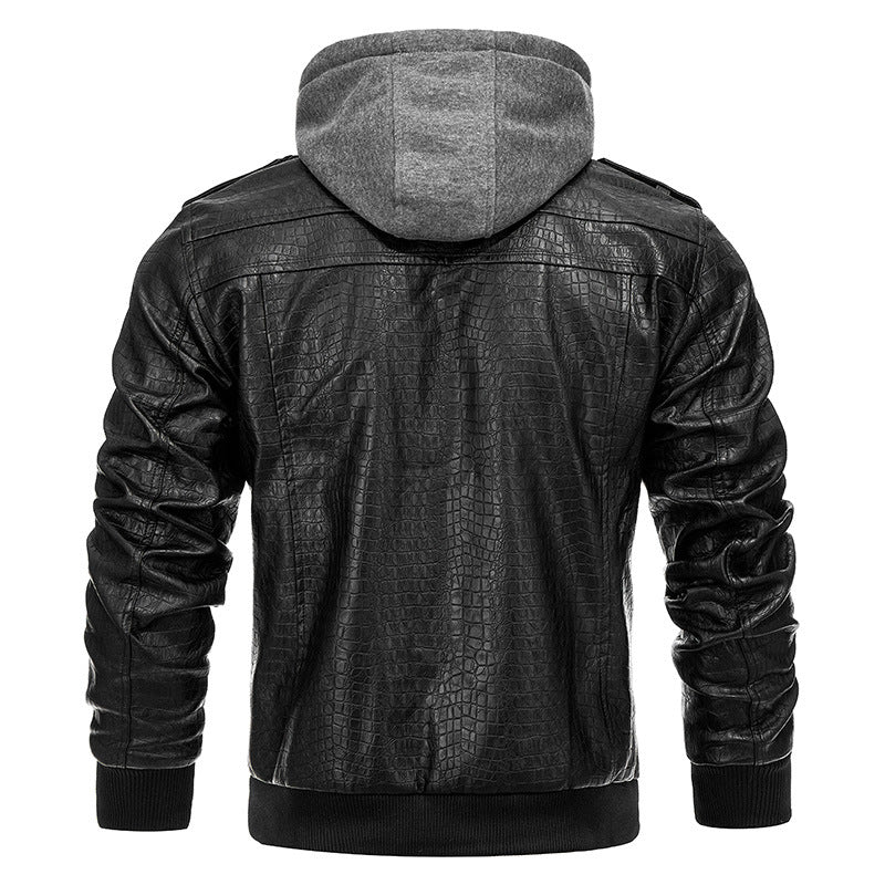 PU Leather Coat For Men