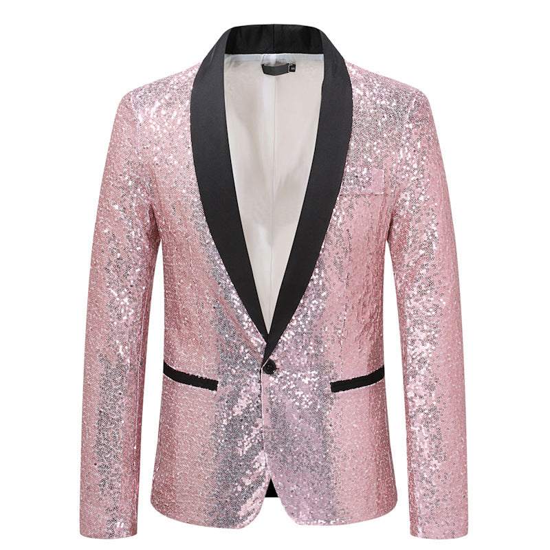 Men's Sequined night club Suit