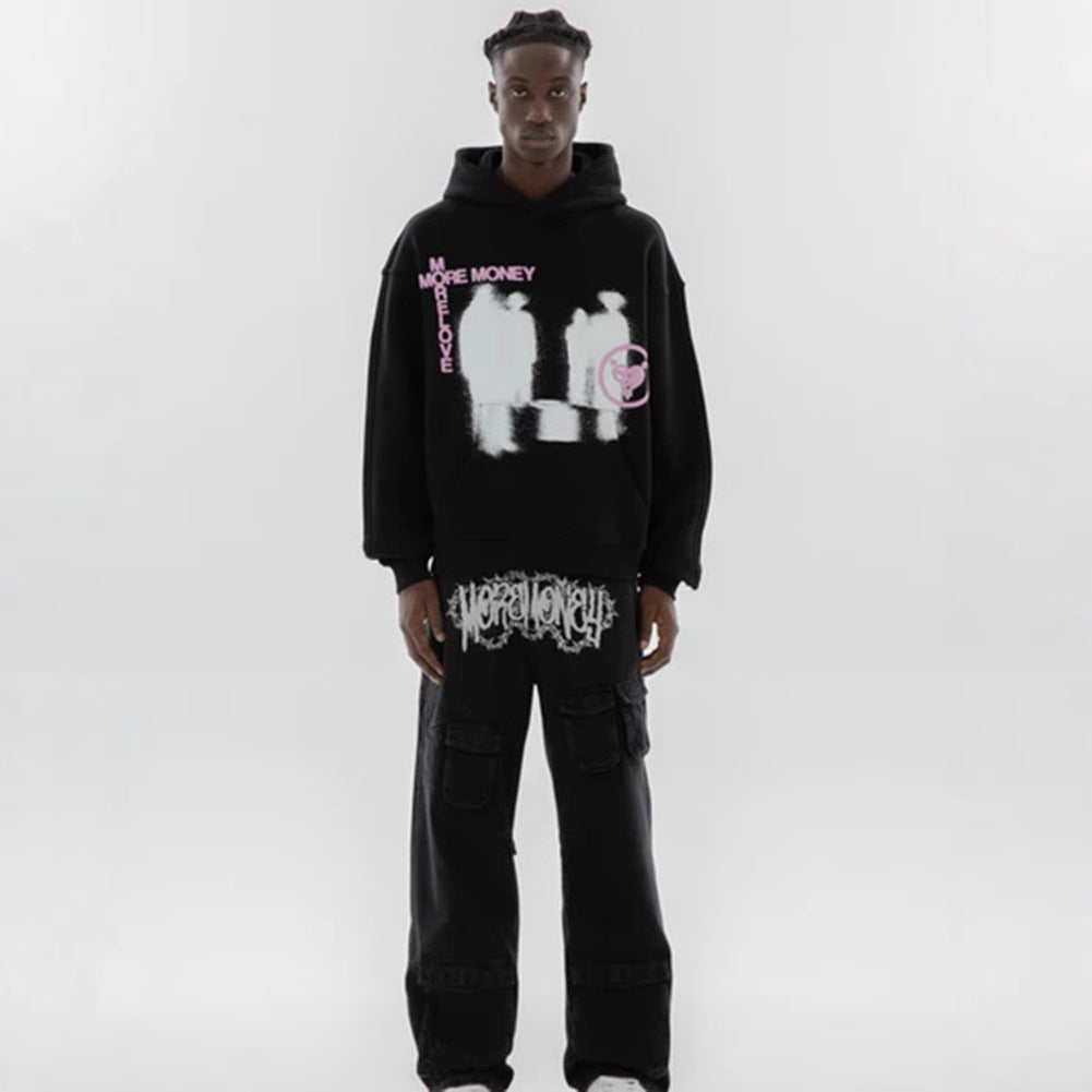 American Retro Punk Sweater High Street High Sense hoodie