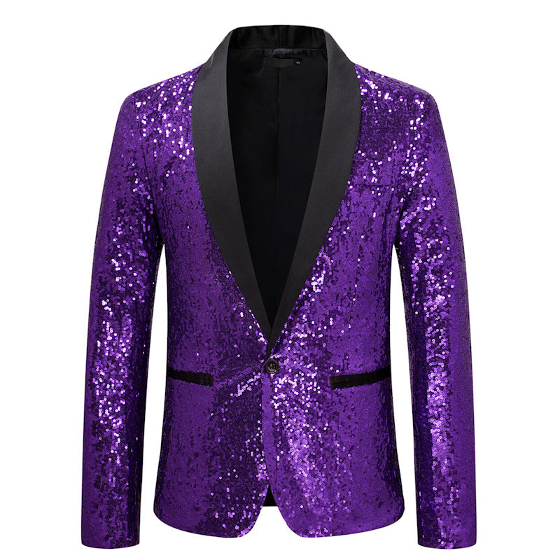 Men's Sequined night club Suit