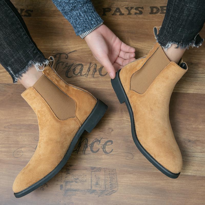 Rubber Martin Boots Casual Men's Boots High-top