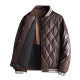 Men's Leather Baseball Uniform jacket