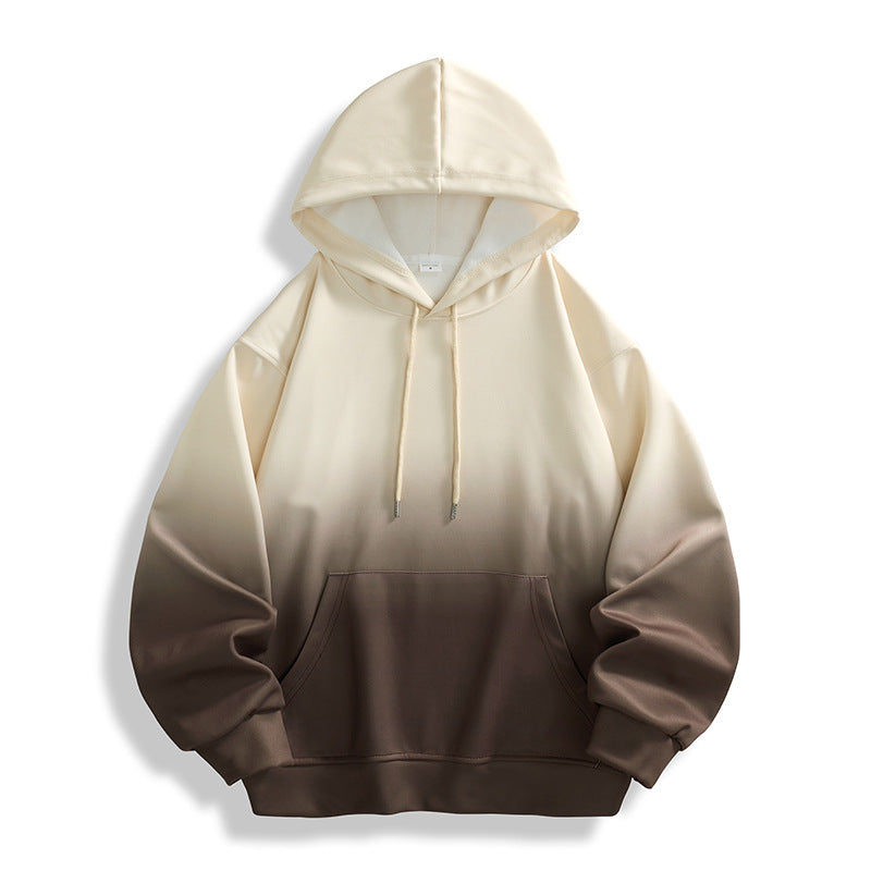 Men's And Women's Long-sleeved gradient hoodie