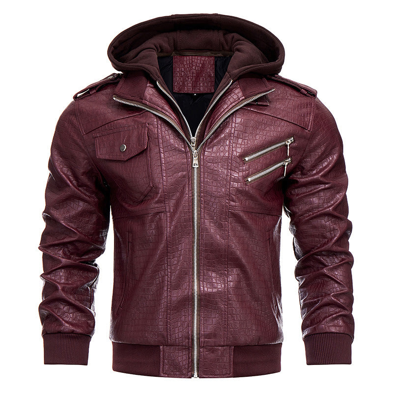 PU Leather Coat For Men