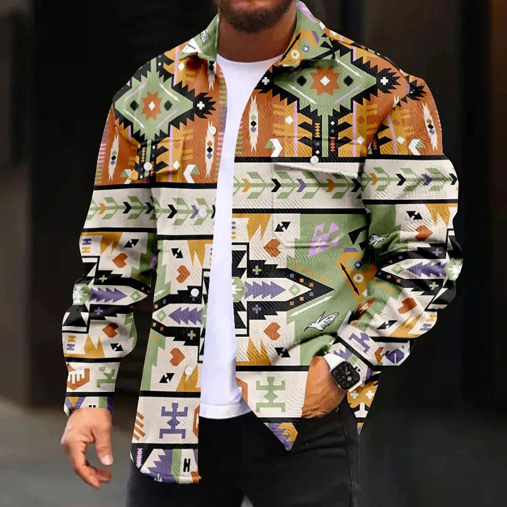 Casual Printed Men's Jacket