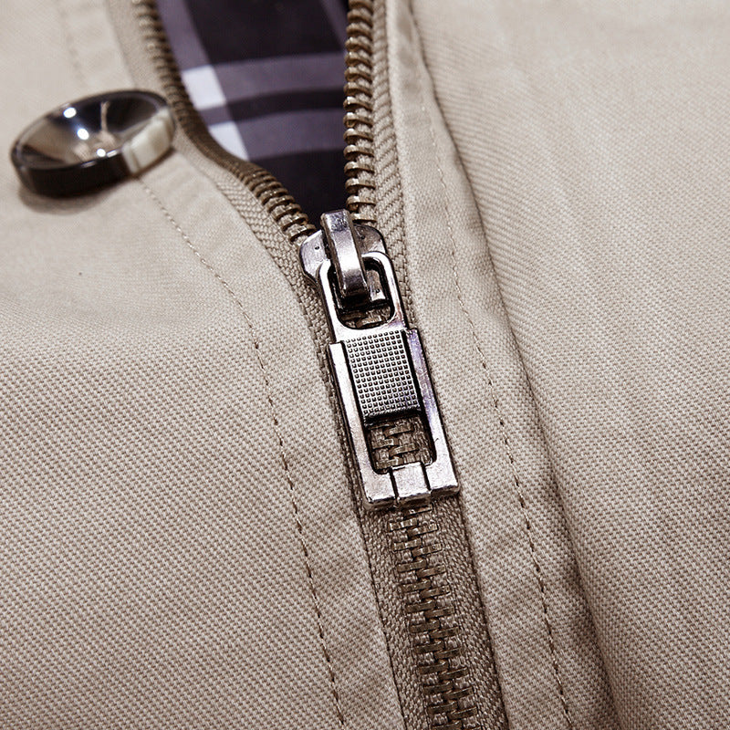 Spring And Autumn Men's Trench Coat