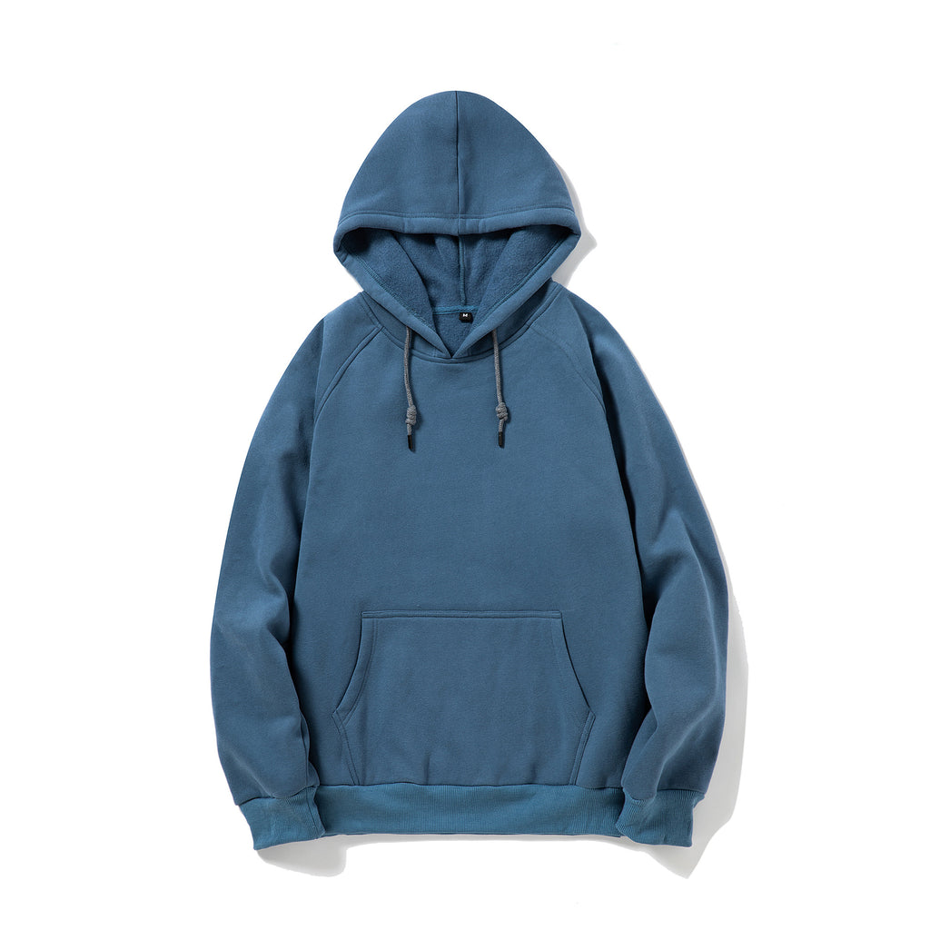 Loose Cool Blank Fleece hoodie Men's