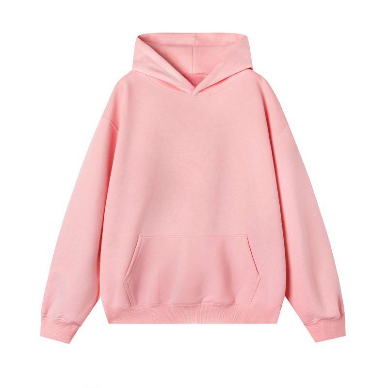 Thermal Head Cover Solid Color Hoodie Fleece-lined Thickened