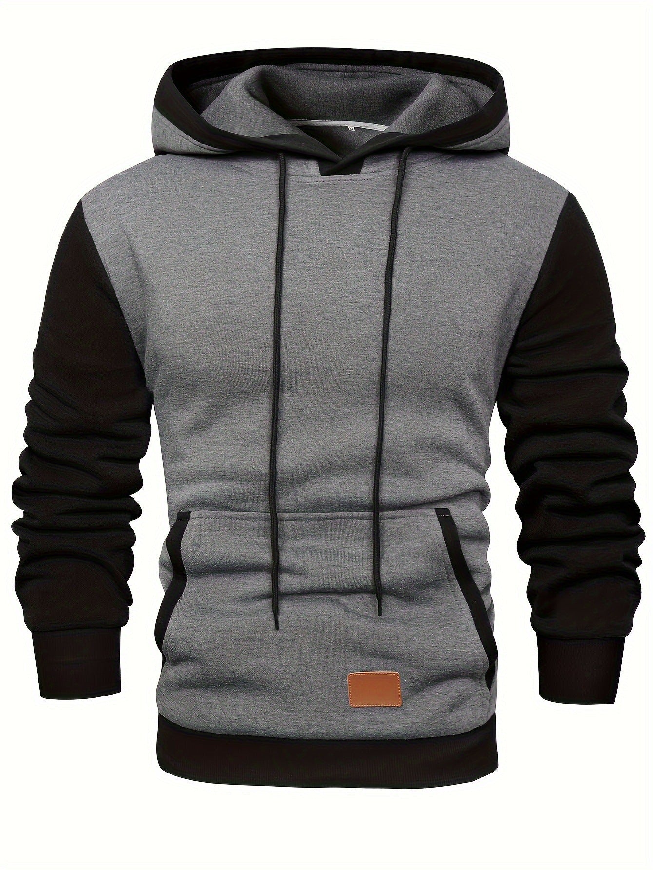 Men's Color Matching Color Contrast Stitching hoodie