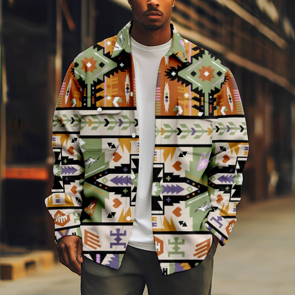 Casual Printed Men's Jacket