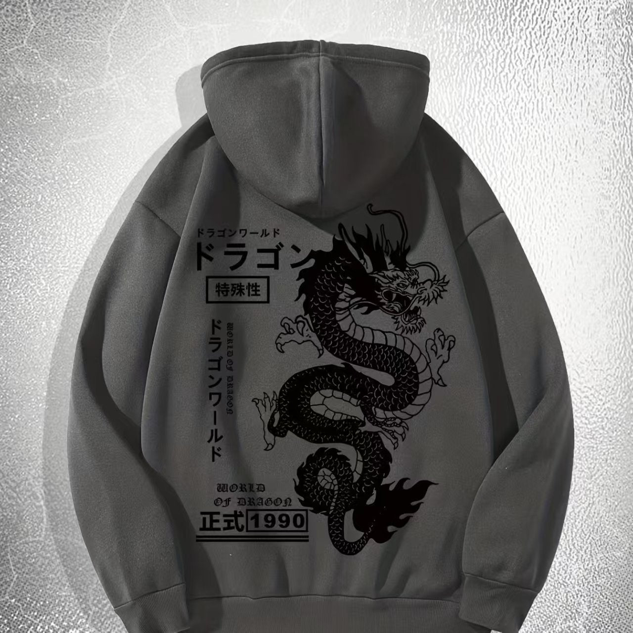 Printed Dark Style Hoodie