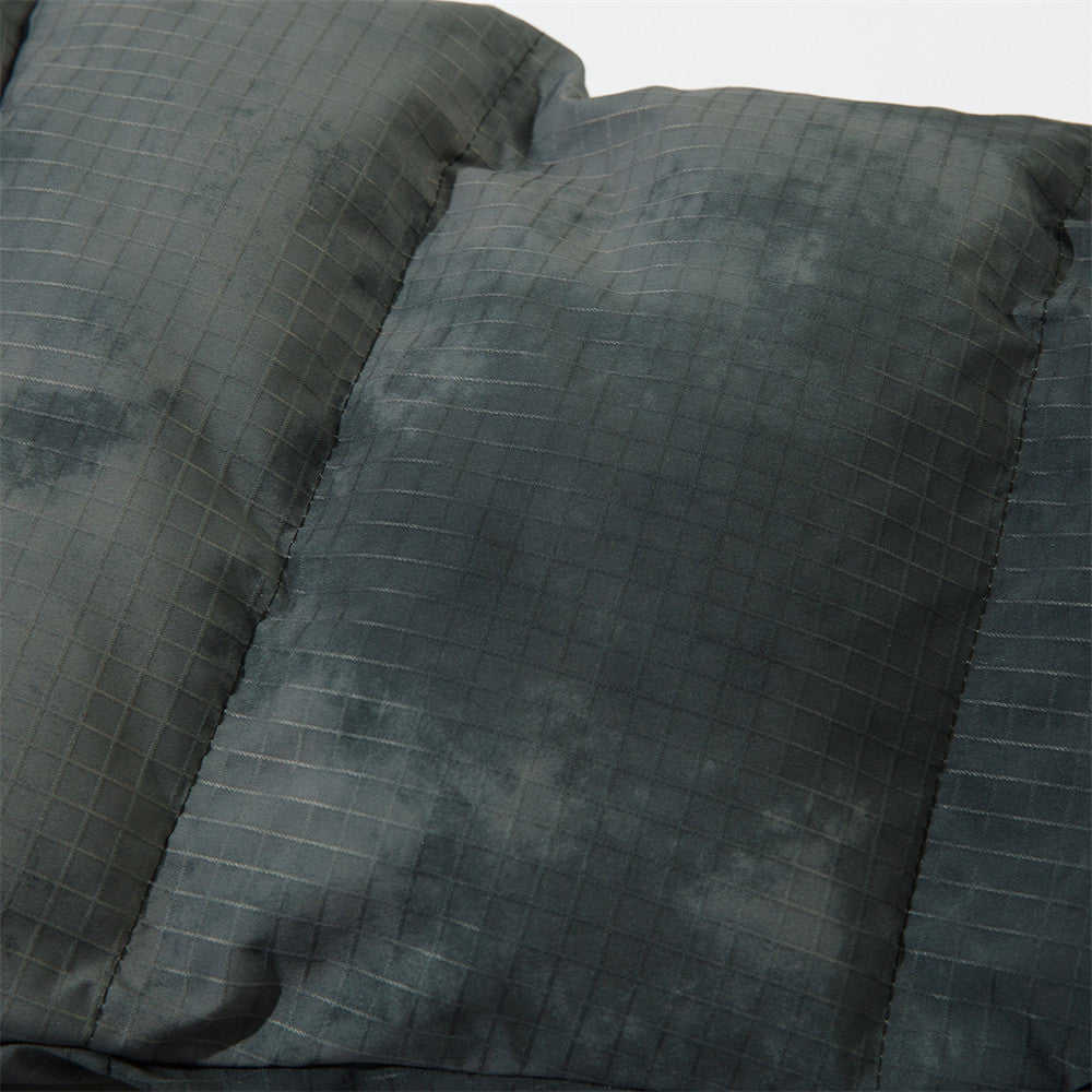 Gradient Cotton Embroidered Letter Bread jacket For Men