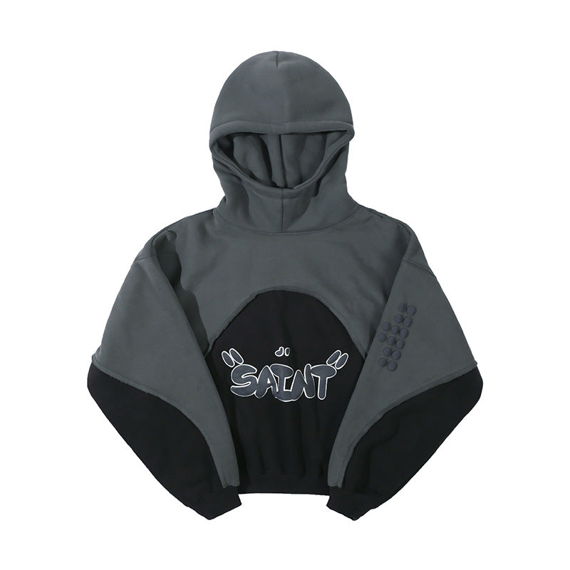 Velvet Padded Hooded Sweatshirt Men And Women