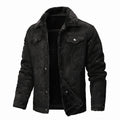 Men's Autumn And Winter Fur Korean Lapel Slim Fit Warm Coat
