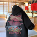 American Retro Hooded Sweater for couples
