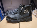 Men's Round Toe Large Size Side Zipper Martin Boots