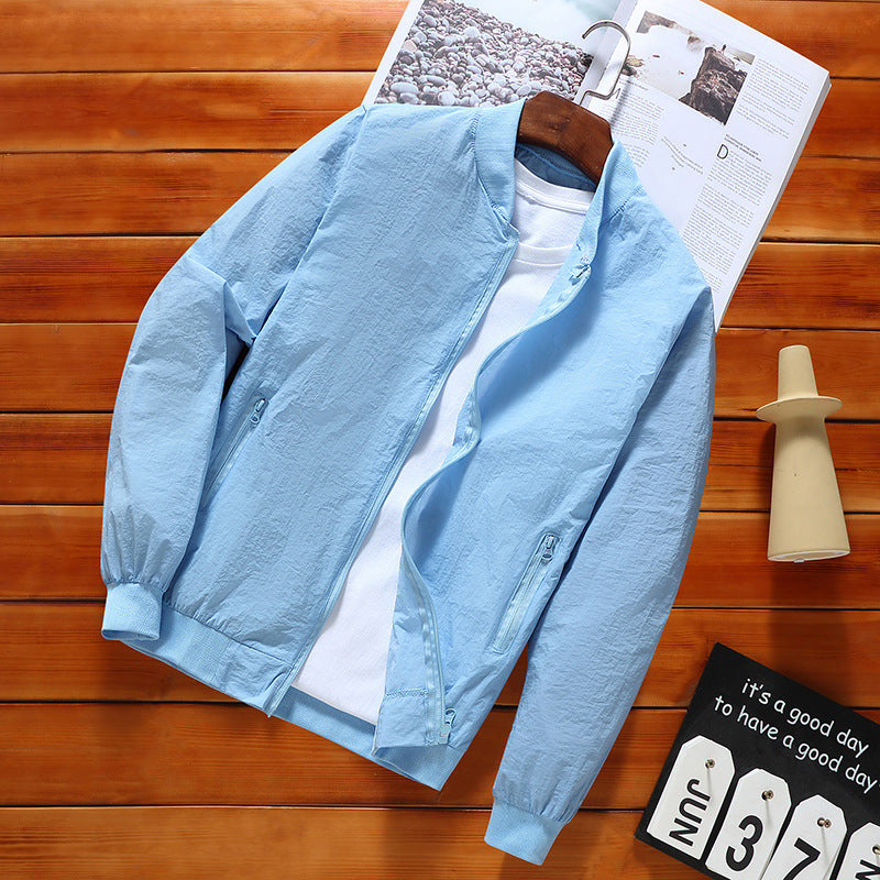 Sun Protective Men's Ice Silk UV Protection Breathable Jacket