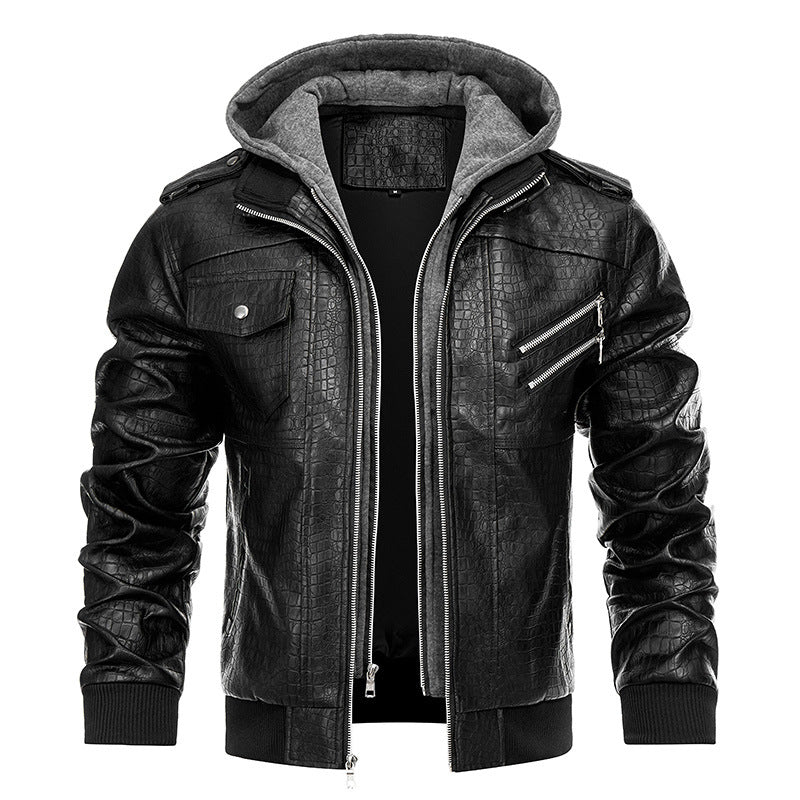 PU Leather Coat For Men