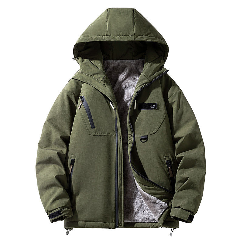 Warm Velvet Padded Thickened Plus Size Cotton jacket