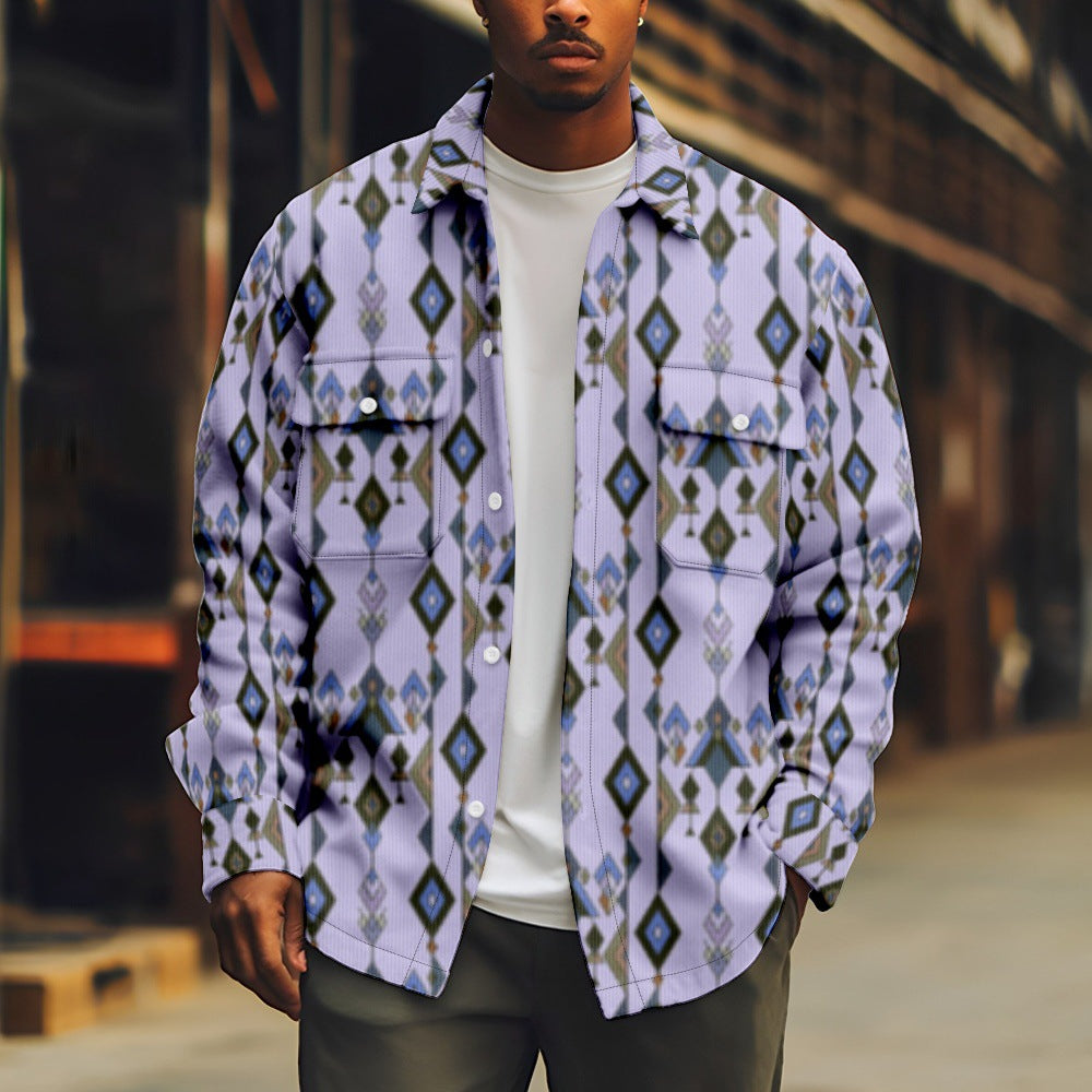 Casual Printed Men's Jacket