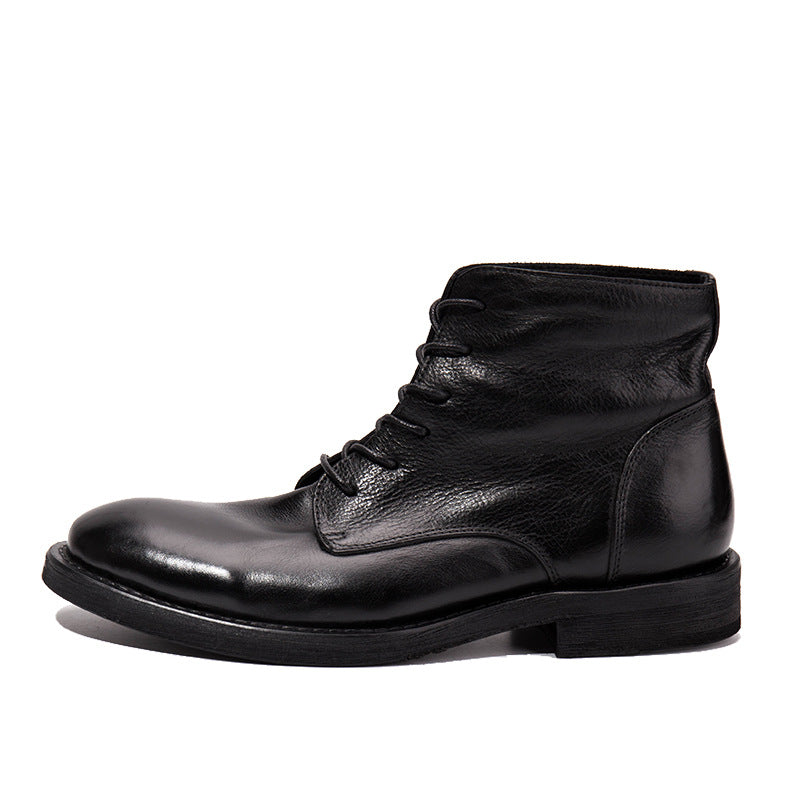 Workwear Boots All-match First Layer Cowhide Retro boots