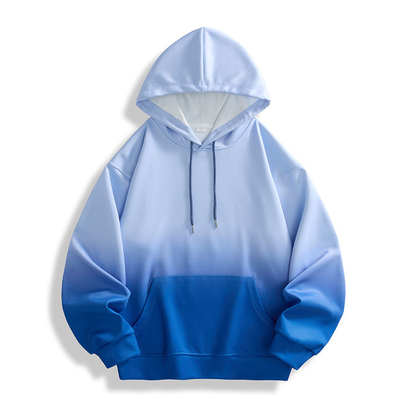 Men's And Women's Long-sleeved gradient hoodie
