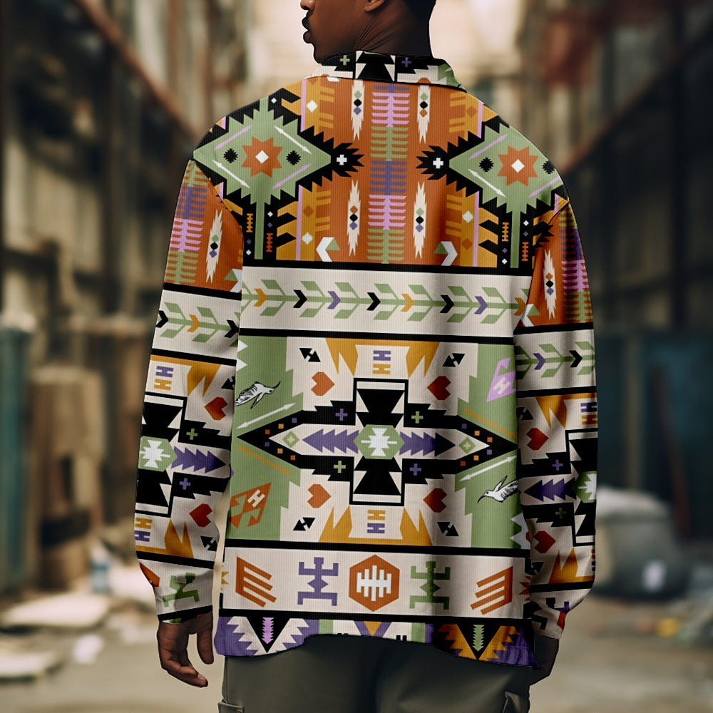 Casual Printed Men's Jacket