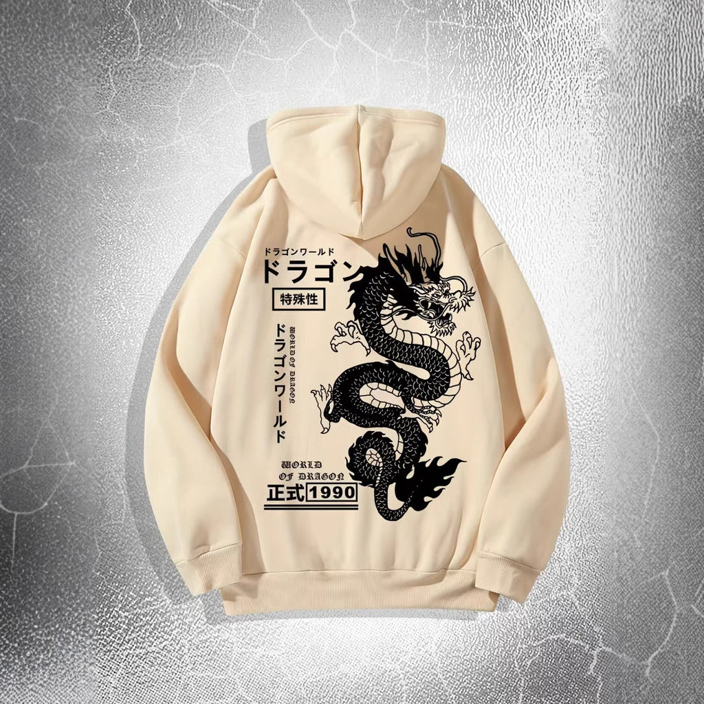 Printed Dark Style Hoodie