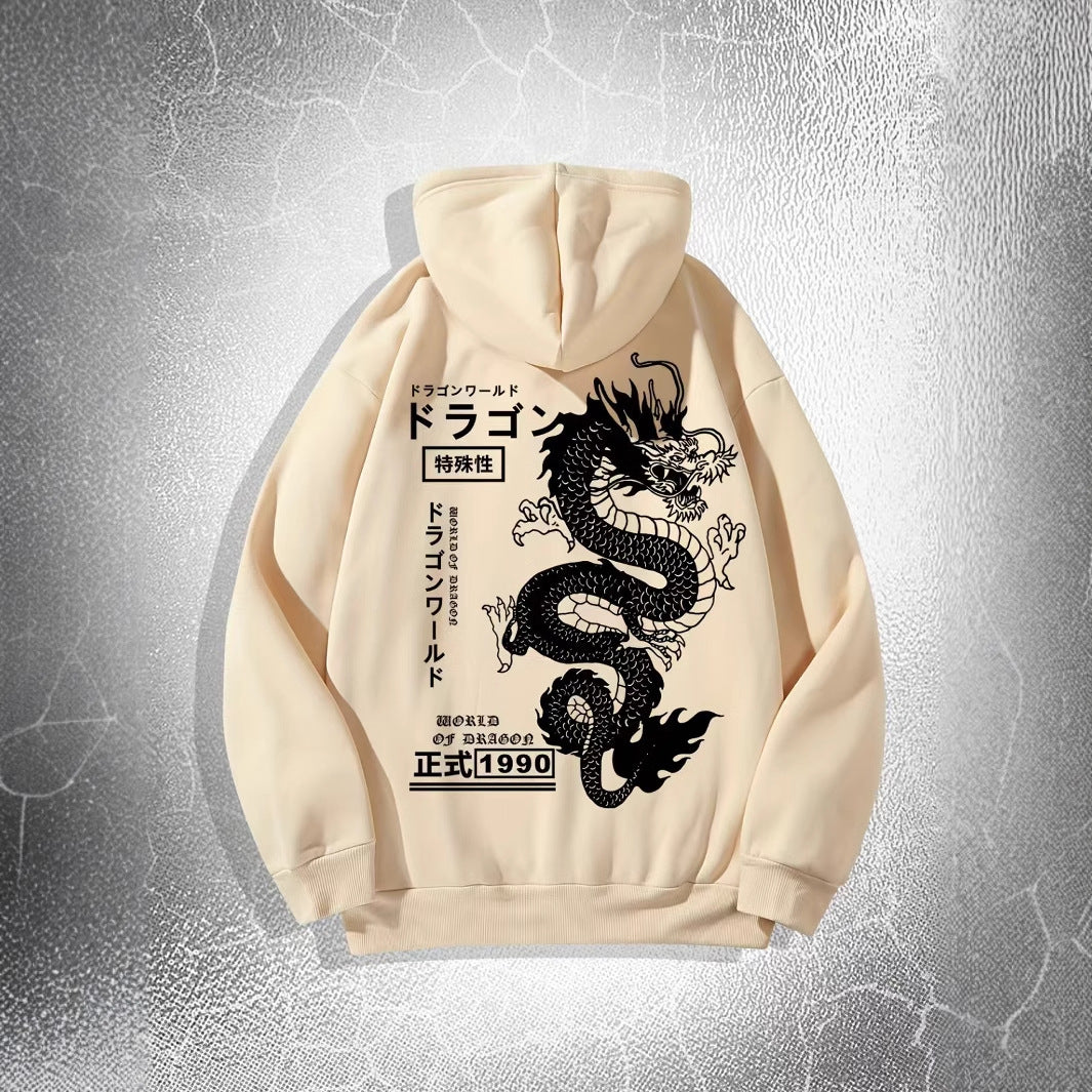 Printed Dark Style Hoodie