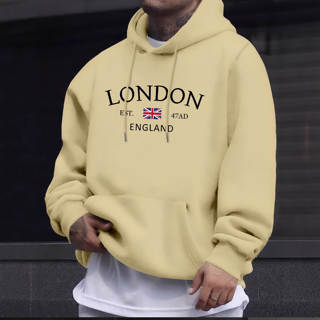 Fashion Personalized Printed Men's Casual Hoodie