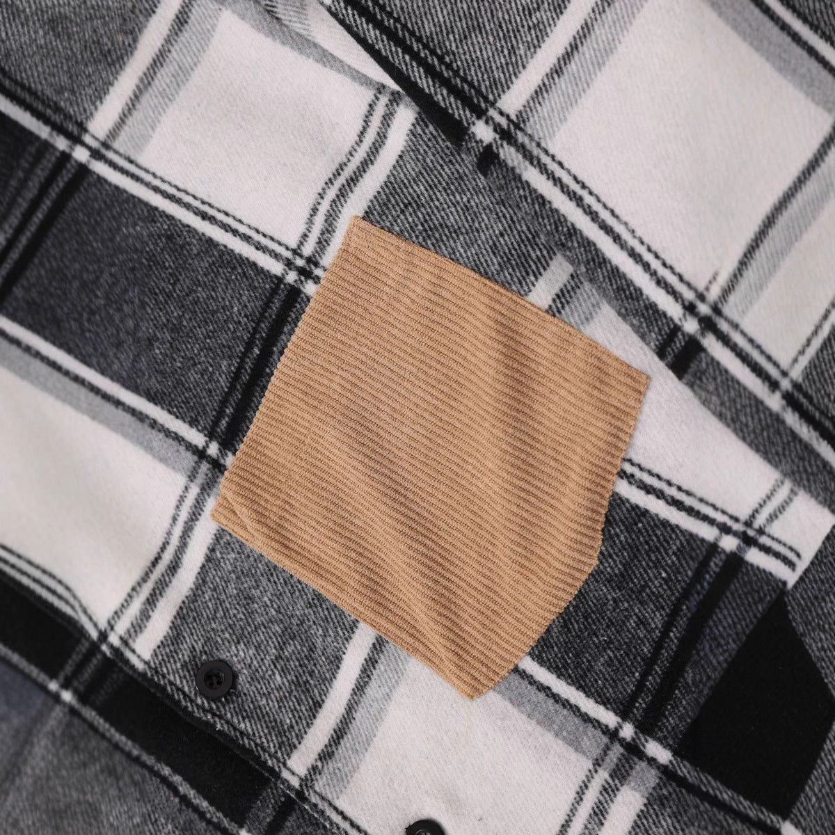 Men's Retro Outerwear Brushed Shirt Coat