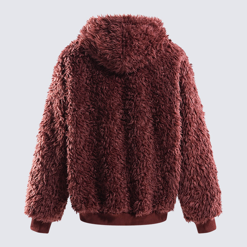 Plush and Warm And Loose hoodie