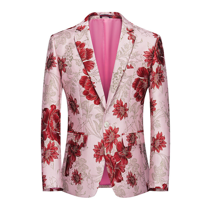 Personalized Stage Performance Banquet Business Casual Small Suit