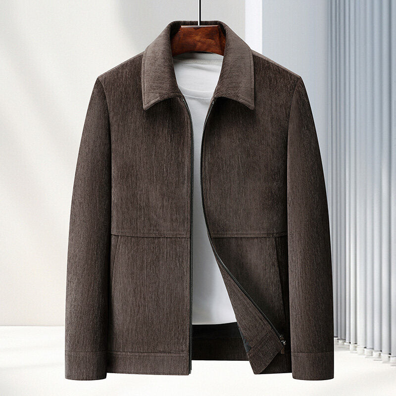 Men's Lapel Casual Middle-aged coat