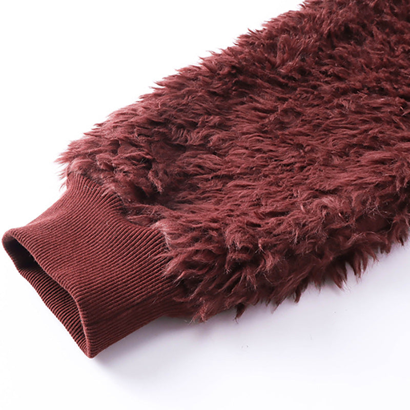 Plush and Warm And Loose hoodie