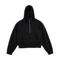 Hooded Pullover Half Zipper Loose Couple Sweater