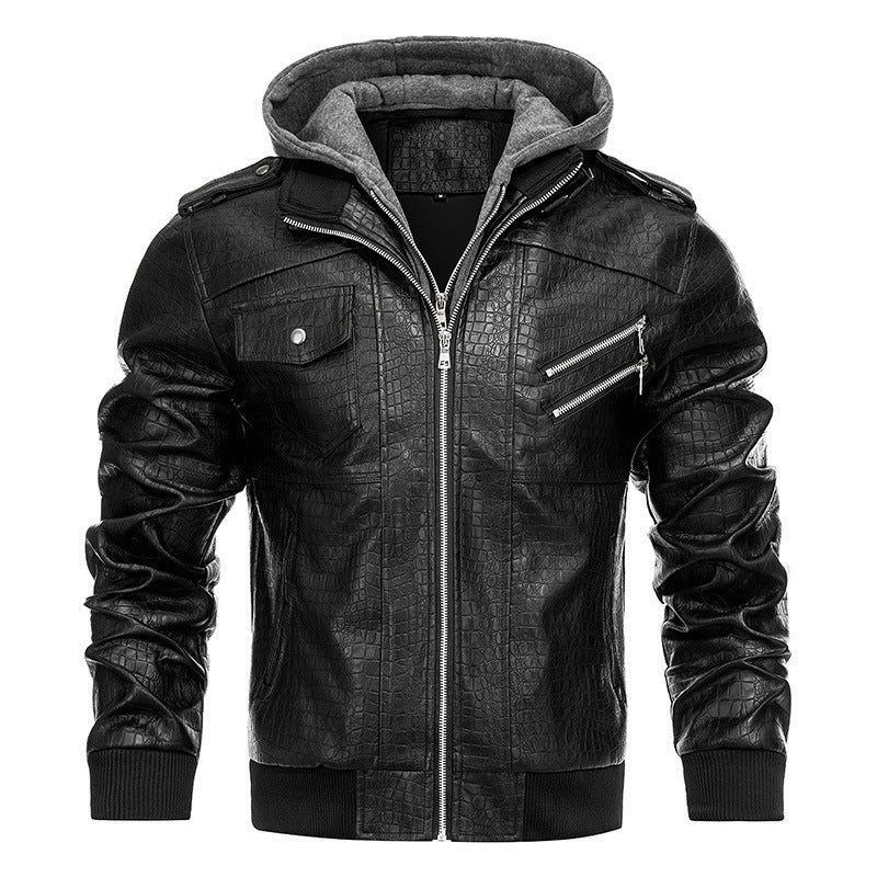 PU Leather Coat For Men