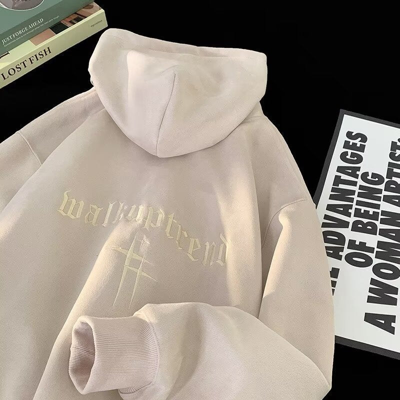 Autumn And Winter Retro Hooded Sweater