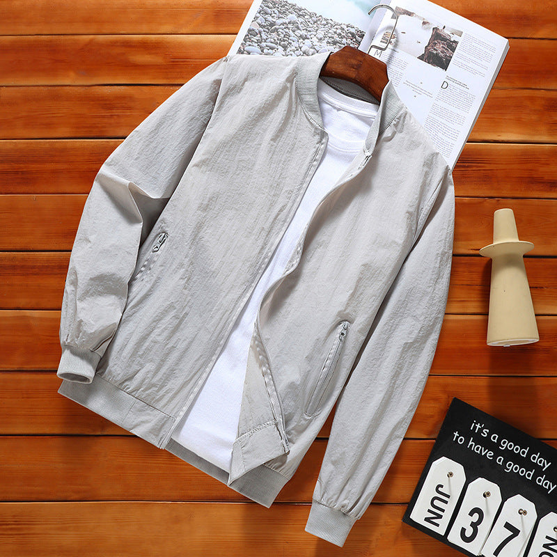 Sun Protective Men's Ice Silk UV Protection Breathable Jacket