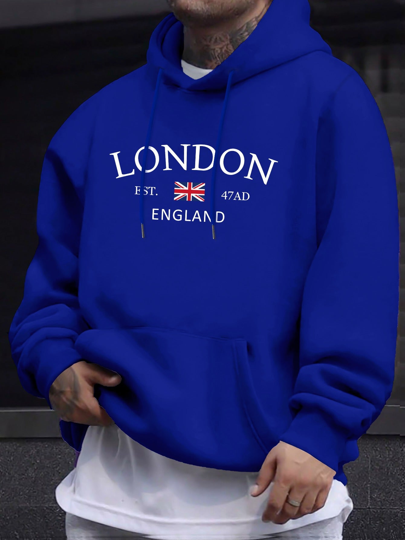 Fashion Personalized Printed Men's Casual Hoodie