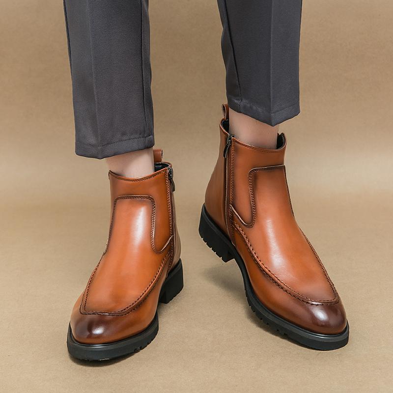 Martin Boots Men's High Top British Style Platform boots