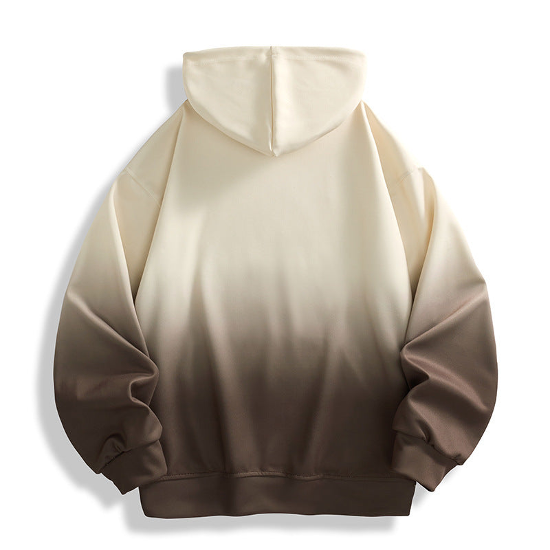 Men's And Women's Long-sleeved gradient hoodie