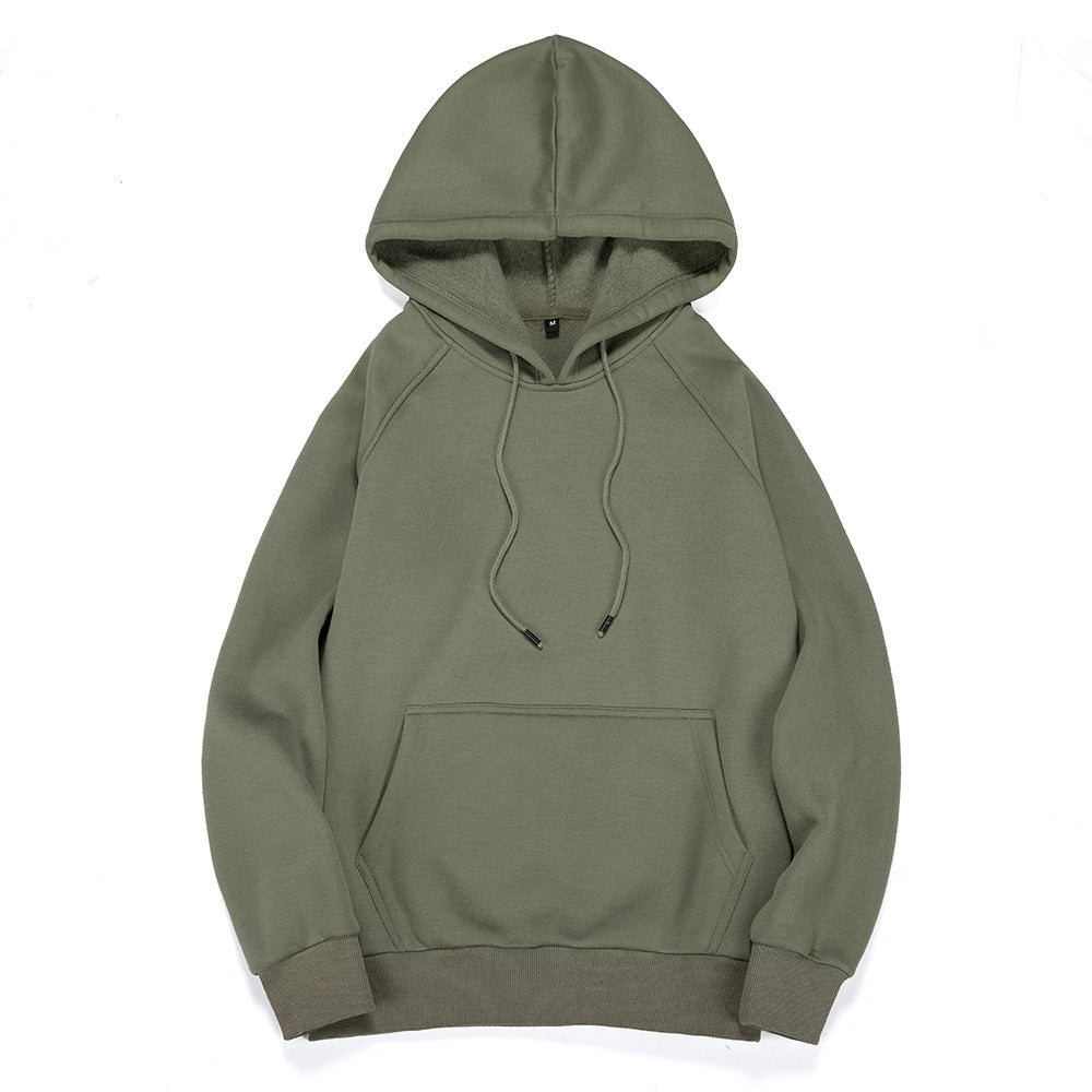 Loose Cool Blank Fleece hoodie Men's