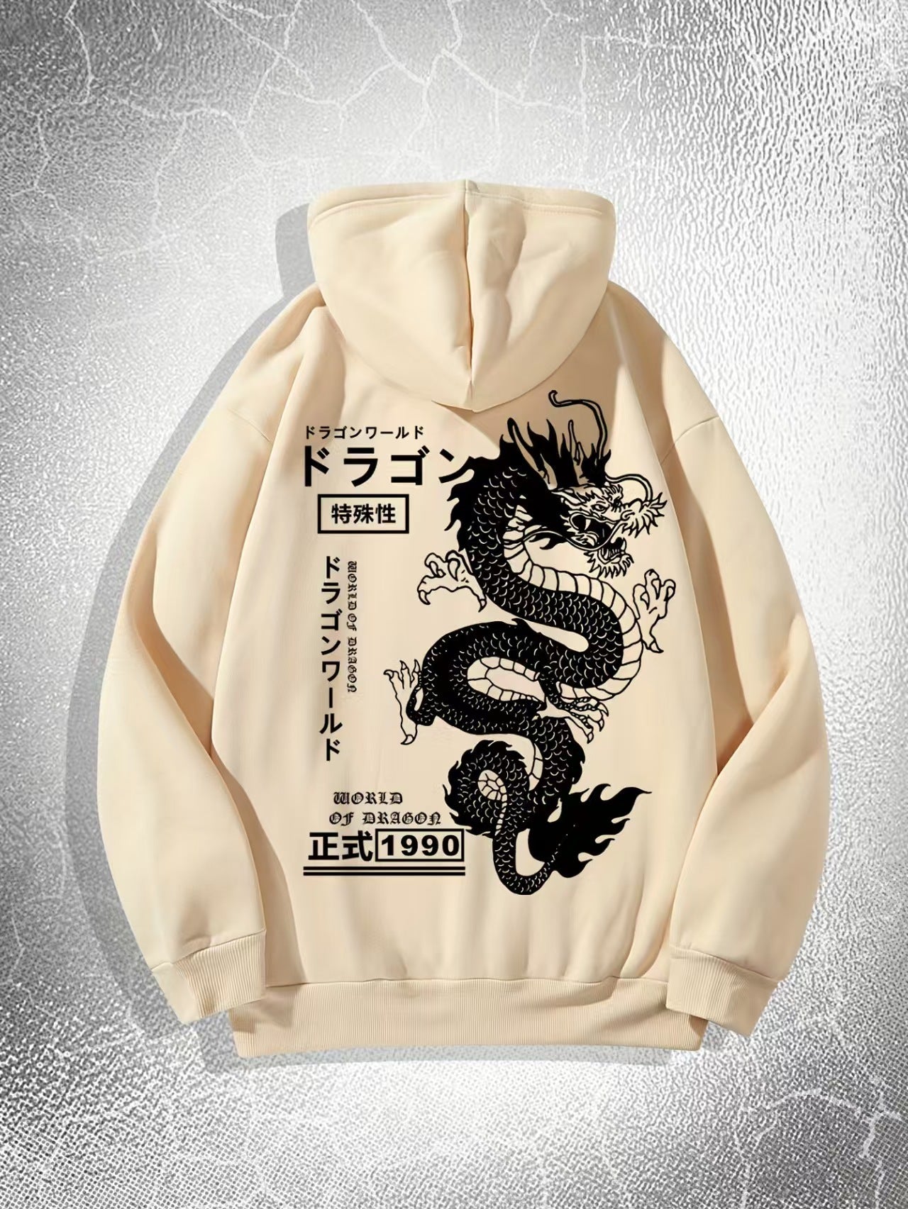 Printed Dark Style Hoodie