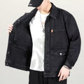 Gray Vintage Denim Jacket Men